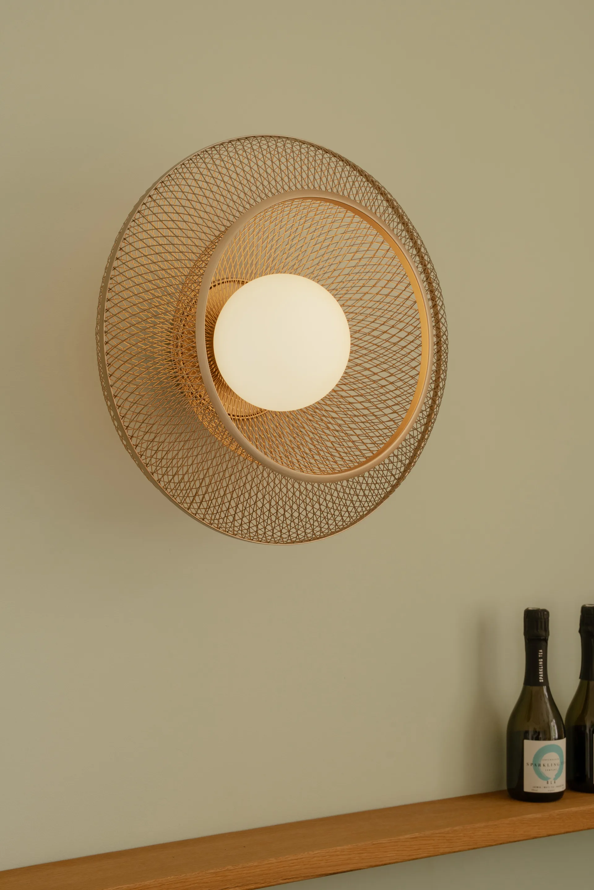 Plafonnier Faraday Up moyen, Steel Umage