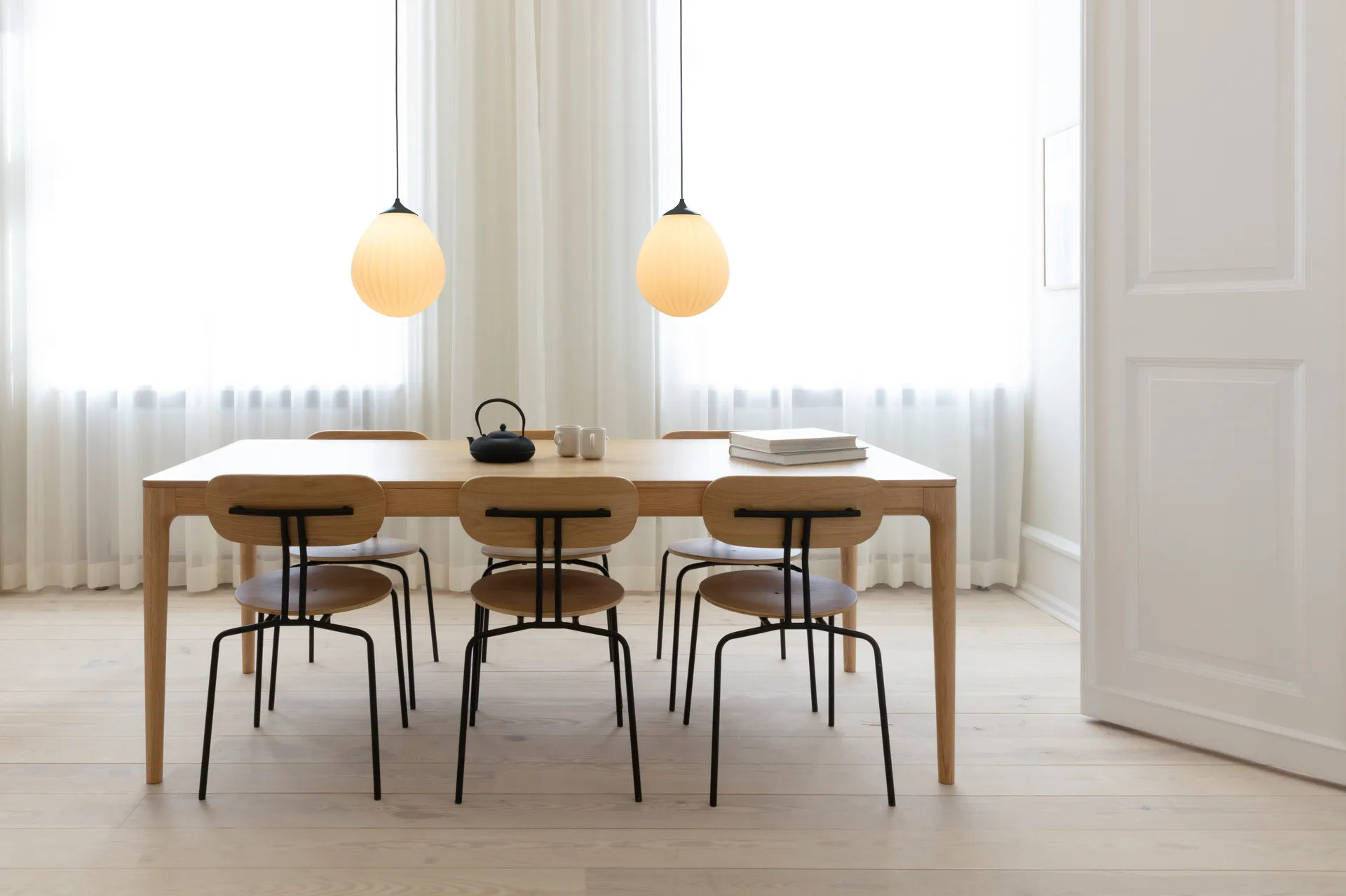 Suspension abat-jour Around The World blanc, Noir Umage