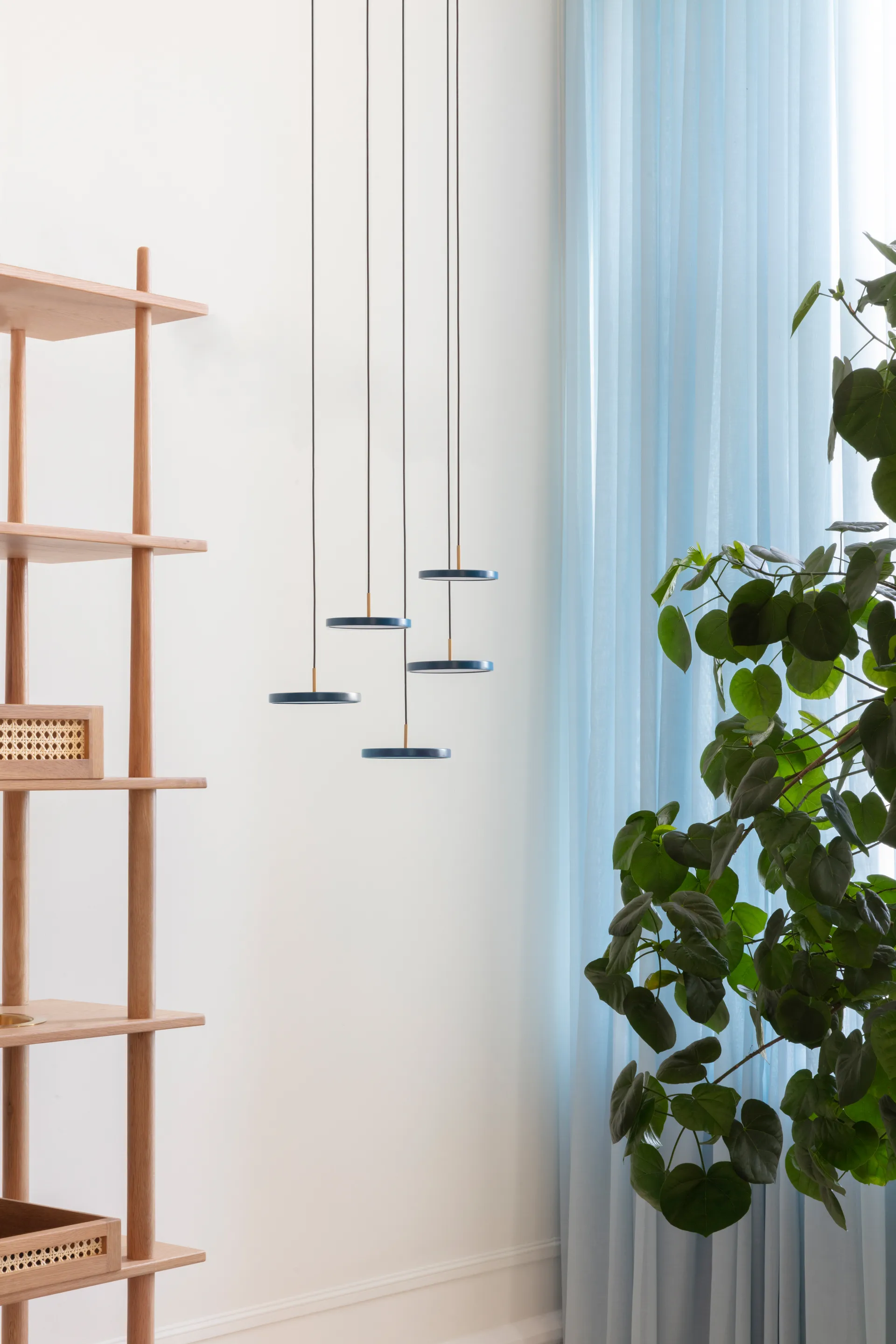 Suspension Asteria Micro, Petrol Blue Umage