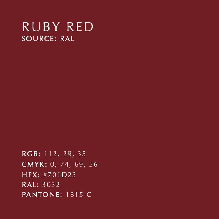 Suspension Asteria Micro, Ruby Red Umage