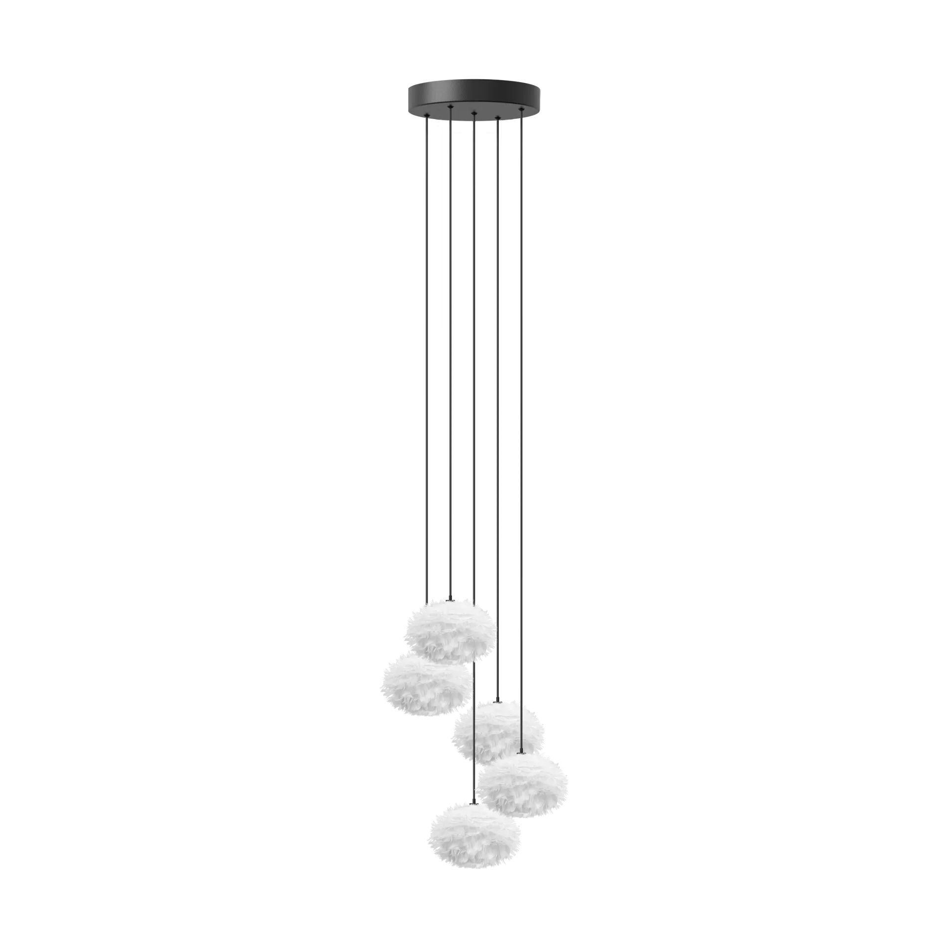 Suspension Eos Nano, Blanc, cluster 5 Umage