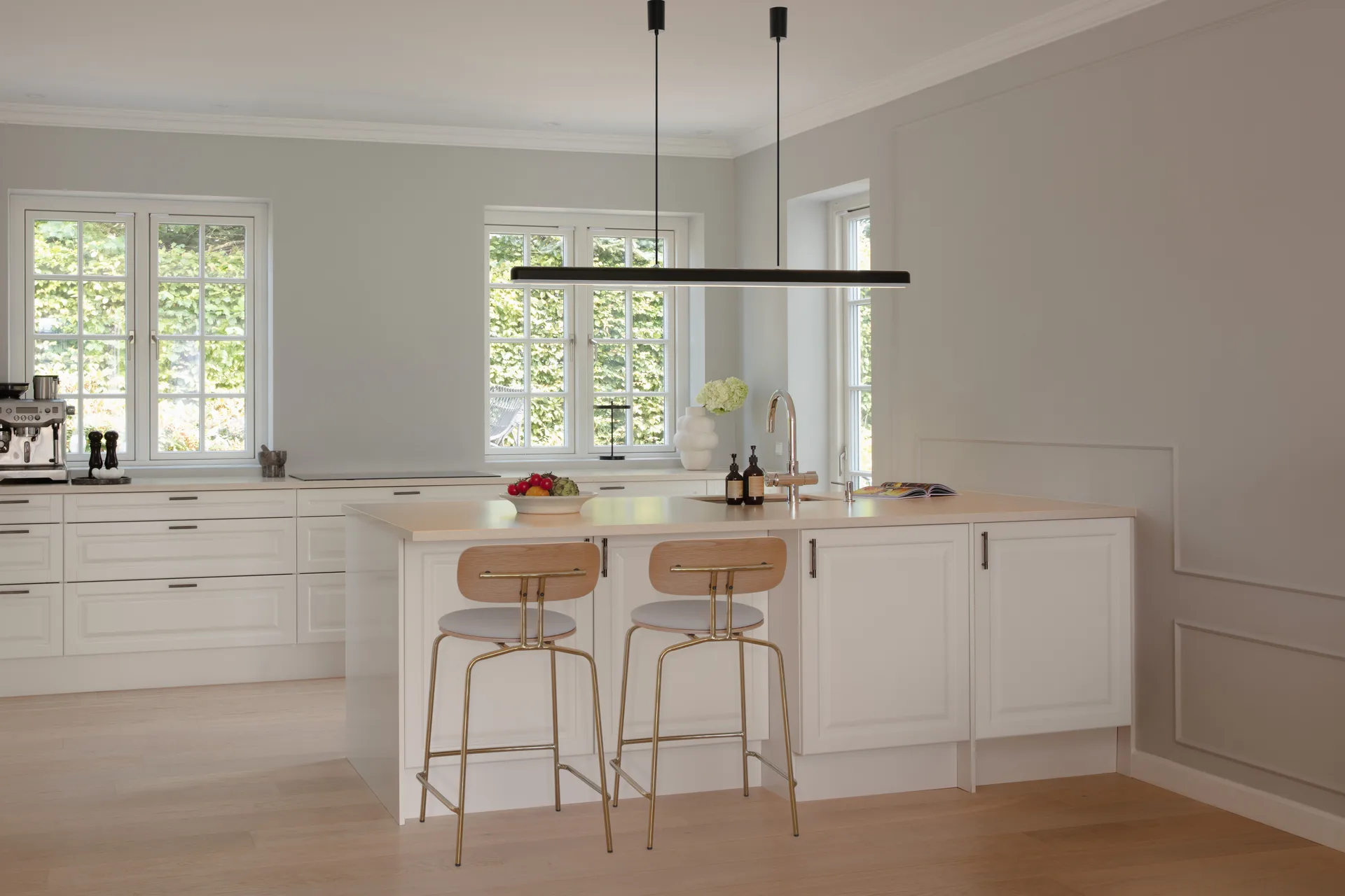 Suspension Hazel Branch 1,5 m, Black-steel Umage