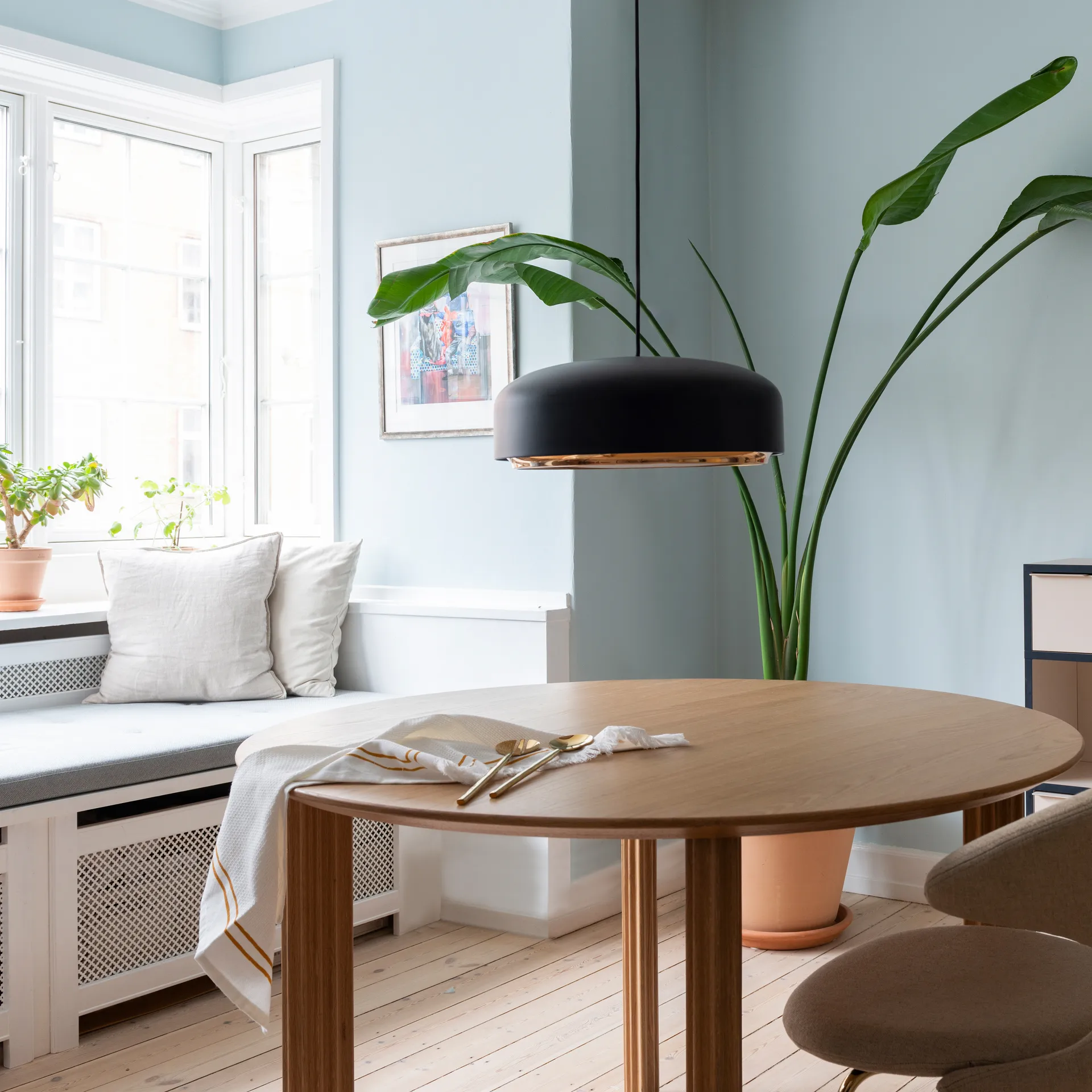 Suspension Hazel moyen Ø40 cm, Noir Umage