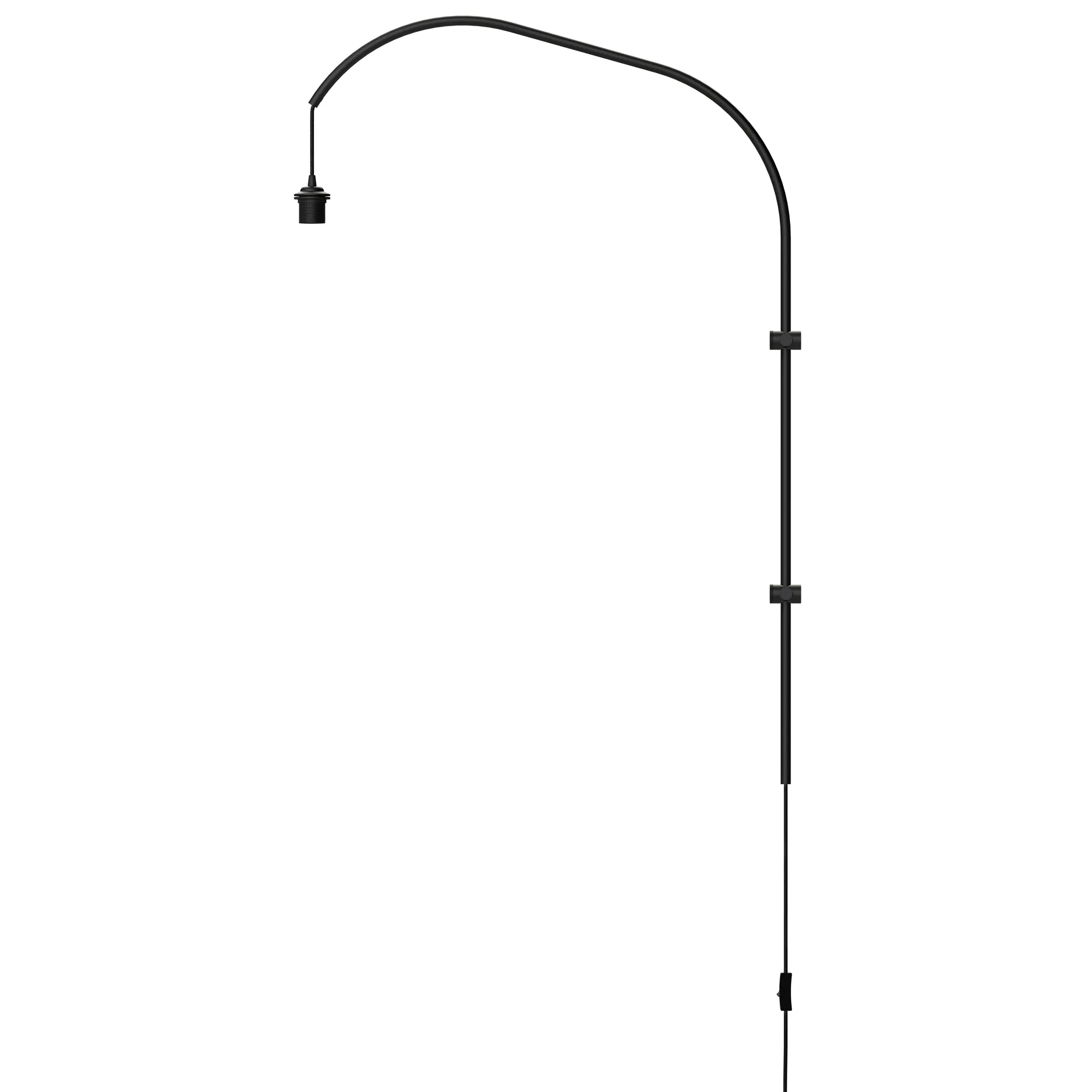 Suspension murale simple Willow, noir Umage