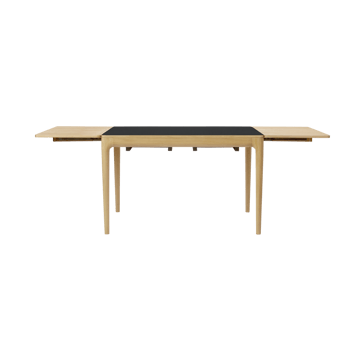 Table à manger Heart'n'Soul 90x120 cm - Oak-obsidian black - Umage