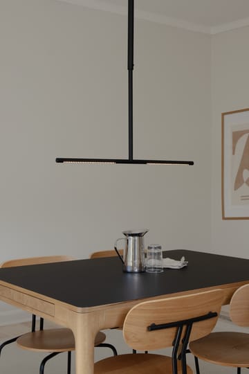 Table à manger Heart'n'Soul 90x120 cm - Oak-obsidian black - Umage