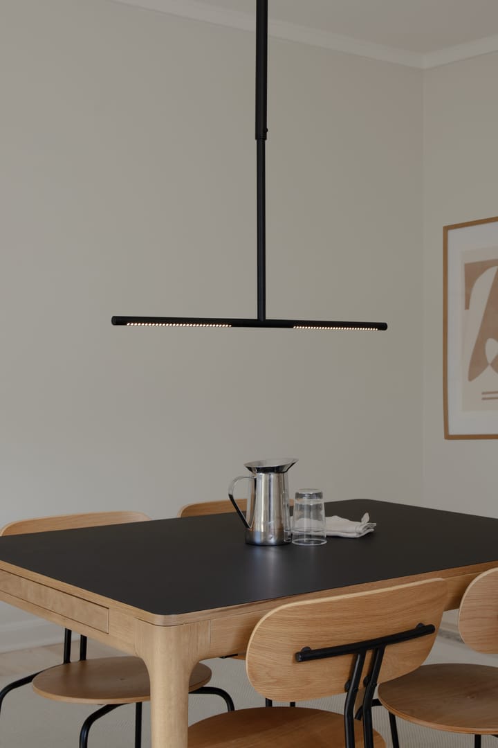 Table à manger Heart'n'Soul 90x120 cm, Oak-obsidian black Umage