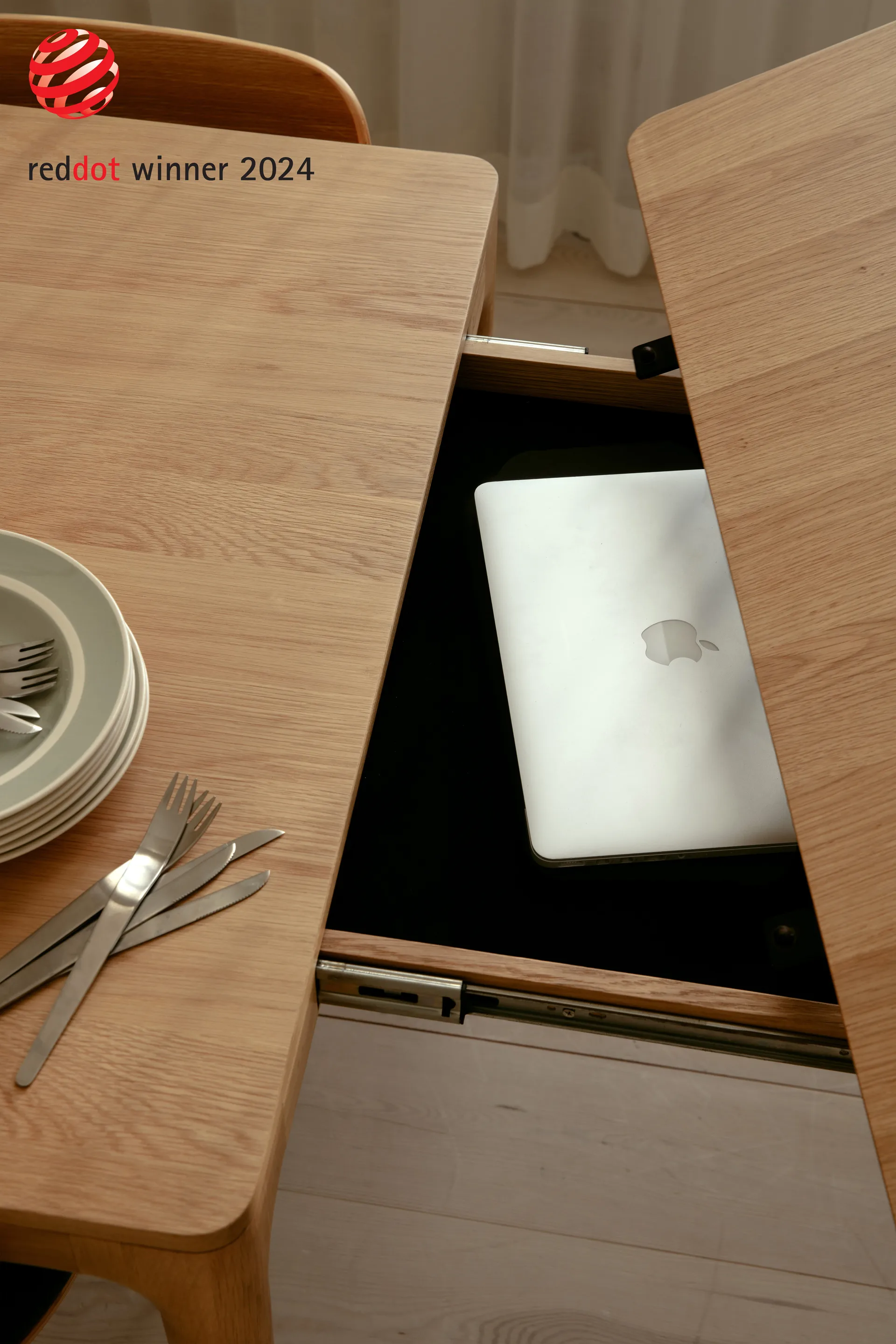 Table à manger Heart'n'Soul 90x120 cm, Oak Umage