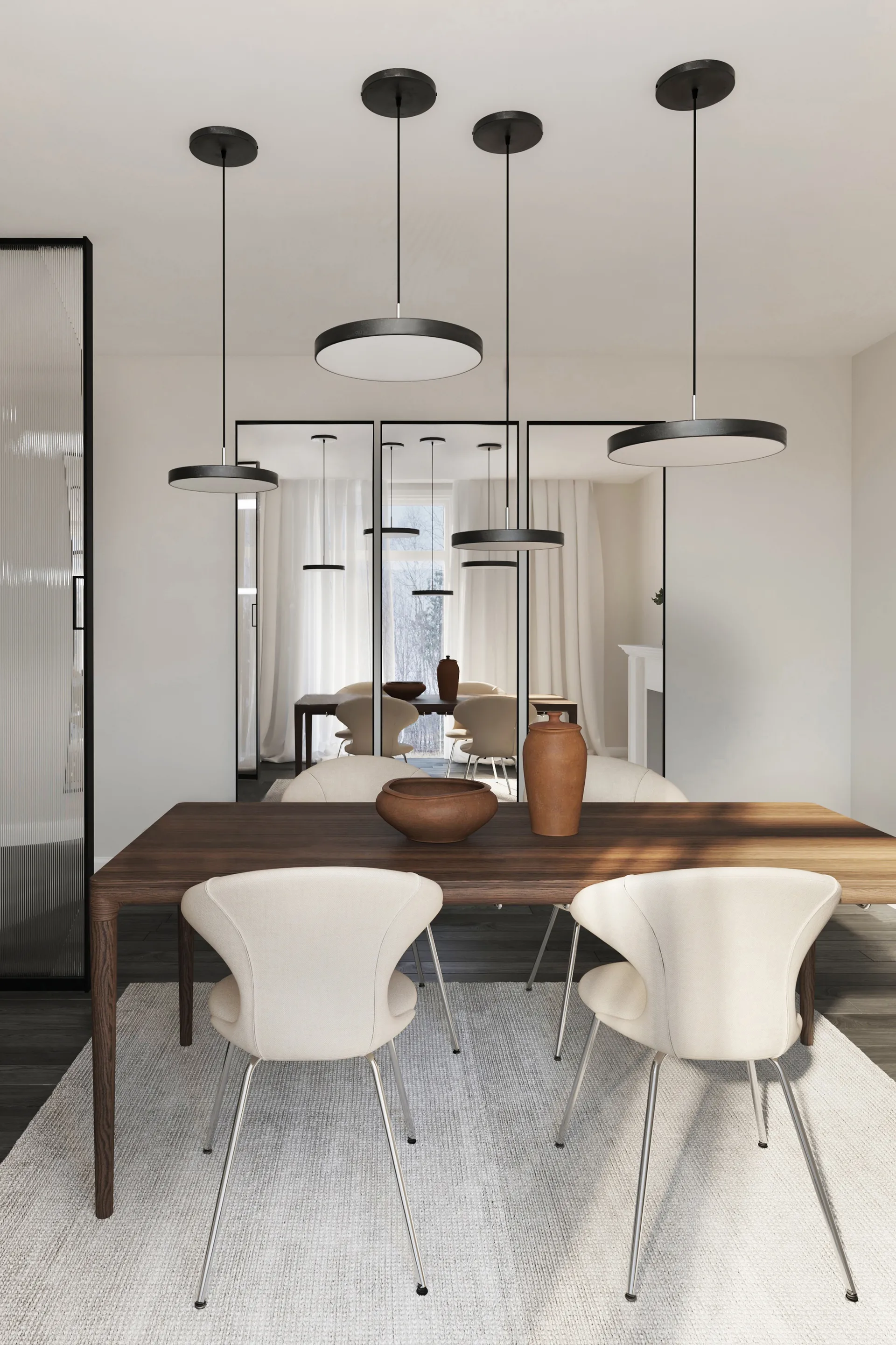 Table à manger Heart'n'Soul 90x200 cm, Dark oak Umage