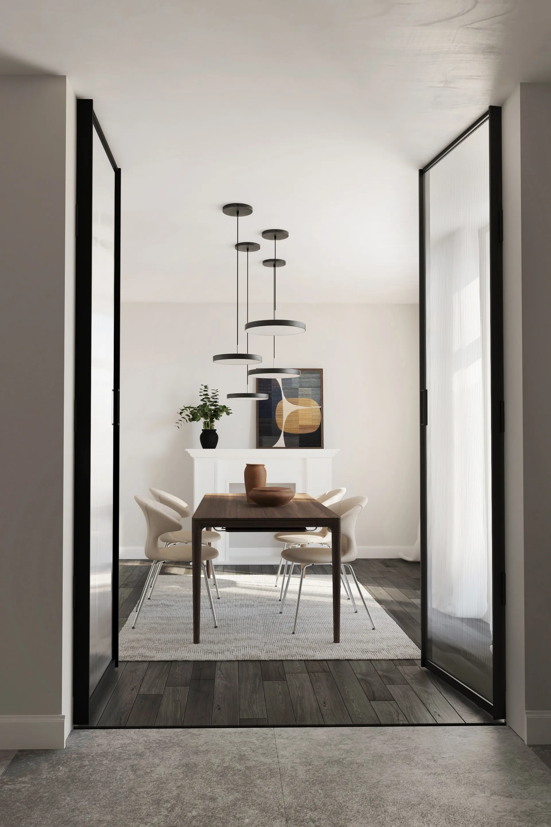 Table à manger Heart'n'Soul 90x200 cm, Dark oak Umage