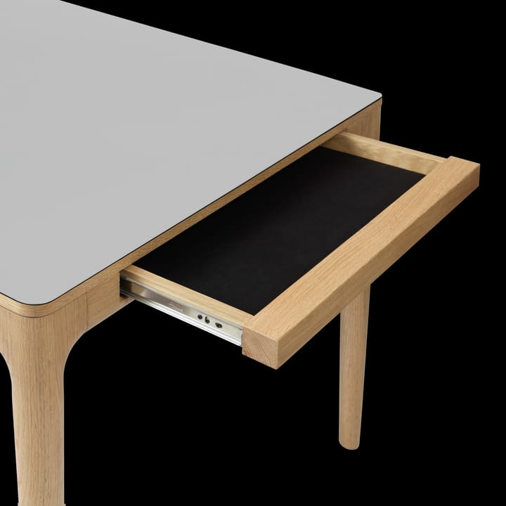 Table à manger Heart'n'Soul 90x200 cm, Oak-cloud grey Umage