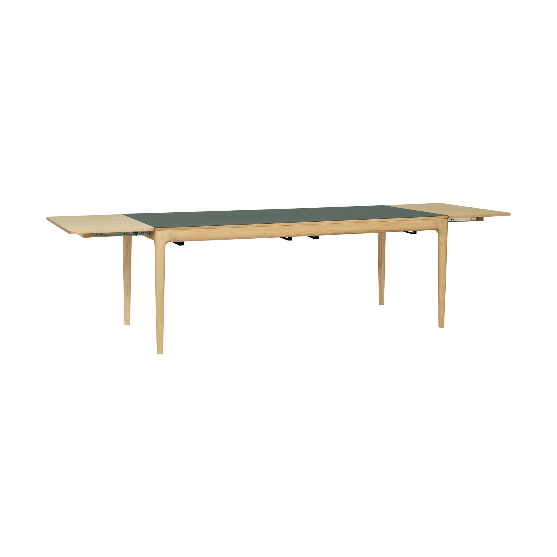 Table à manger Heart'n'Soul 90x200 cm, Oak-moss green Umage