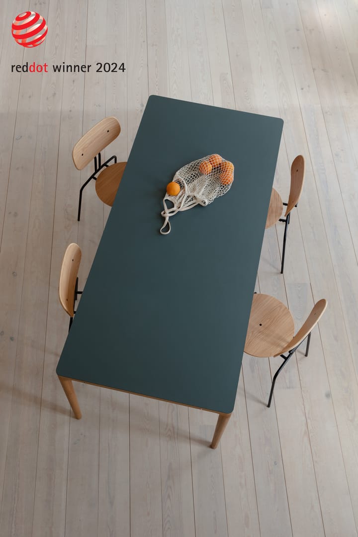 Table à manger Heart'n'Soul 90x200 cm, Oak-moss green Umage