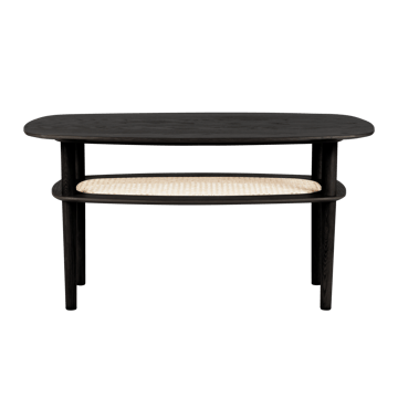 Table basse Together Sleek Rectangle 60x100 cm - Black oak - Umage