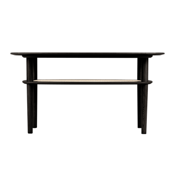 Table basse Together Sleek Rectangle 60x100 cm - Black oak - Umage