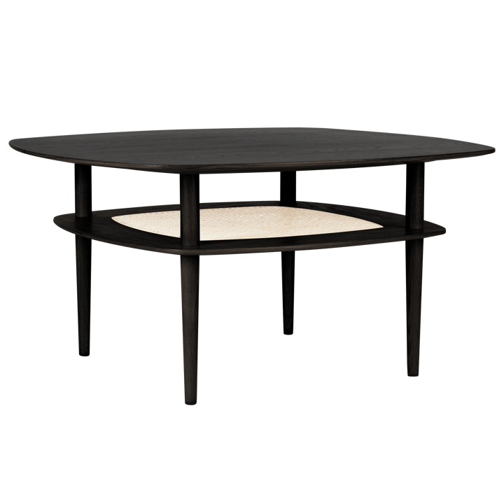 Table basse Together Smooth Square 100x100 cm - Black oak - Umage