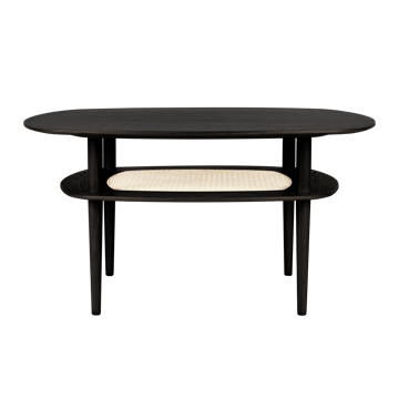 Table basse Together Smooth Square 100x100 cm - Black oak - Umage