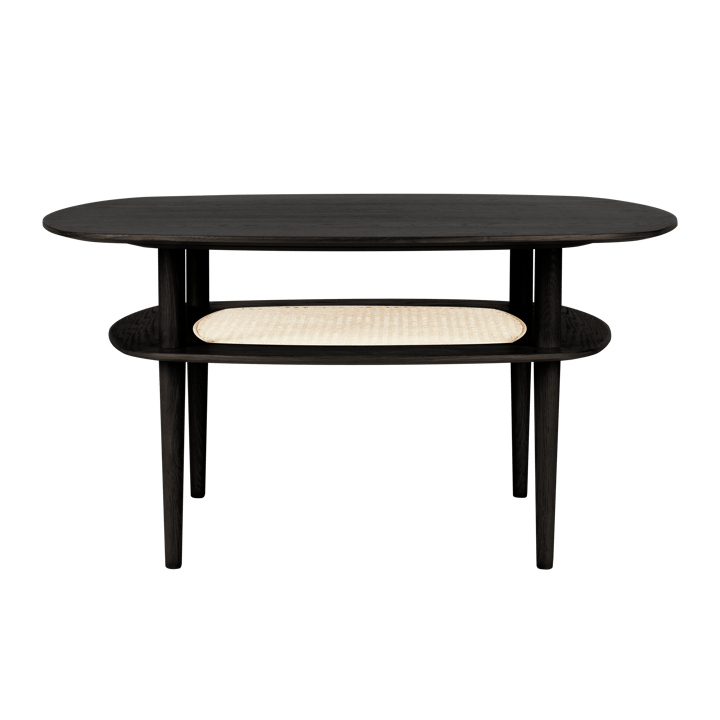 Table basse Together Smooth Square 100x100 cm - Black oak - Umage