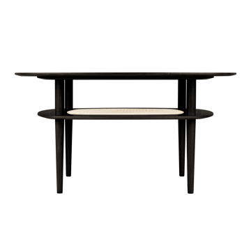 Table basse Together Smooth Square 100x100 cm - Black oak - Umage