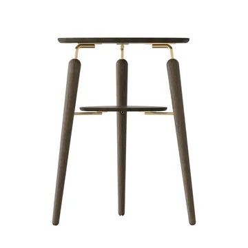 Table d'appoint My Spot - Chêne foncé-laiton - Umage