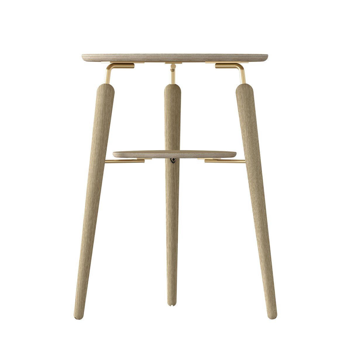 Umage Table d'appoint My Spot Chêne-laiton | Design Scandinave | Tables d'appoint | Beige