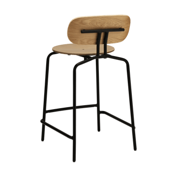 Tabouret de bar Curious 65 cm - Oak-black - Umage
