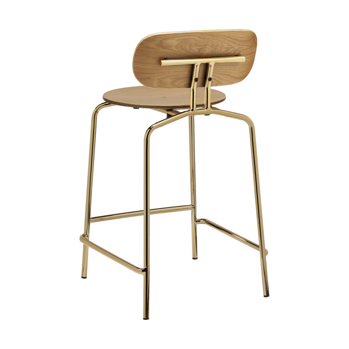 Tabouret de bar Curious 65 cm, Oak-brass Umage