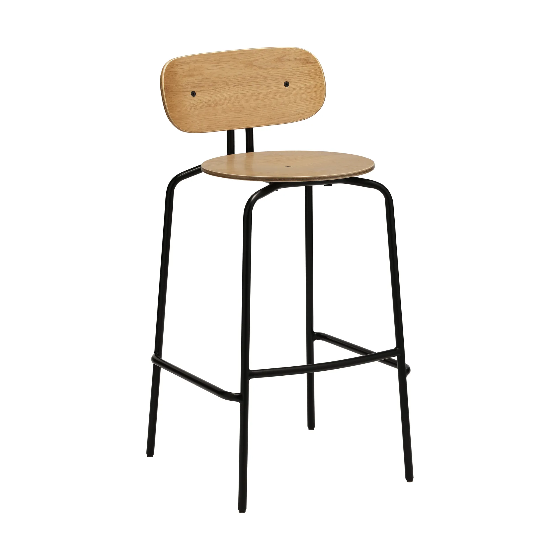 Tabouret de bar Curious 75 cm, Oak-black Umage