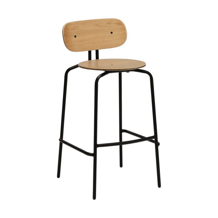 Tabouret de bar Curious 75 cm - Oak-black - Umage