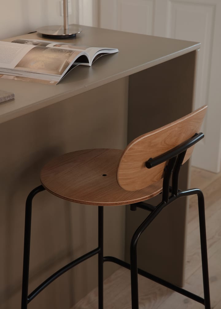 Tabouret de bar Curious 75 cm, Oak-black Umage