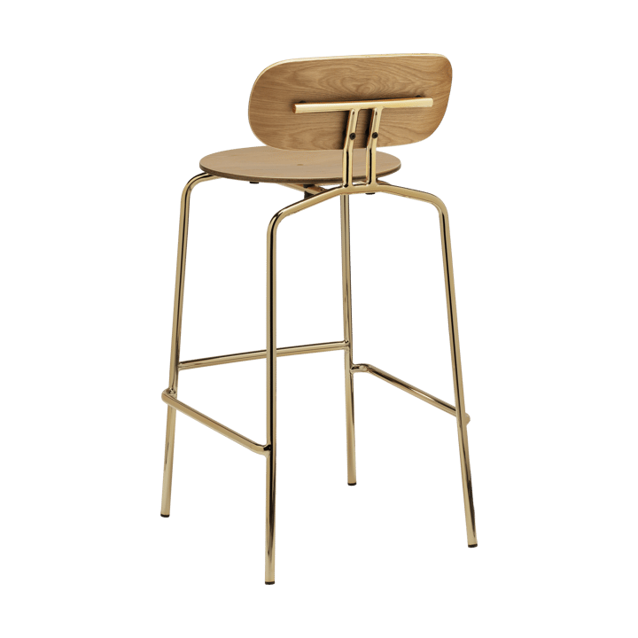 Tabouret de bar Curious 75 cm, Oak-brass Umage