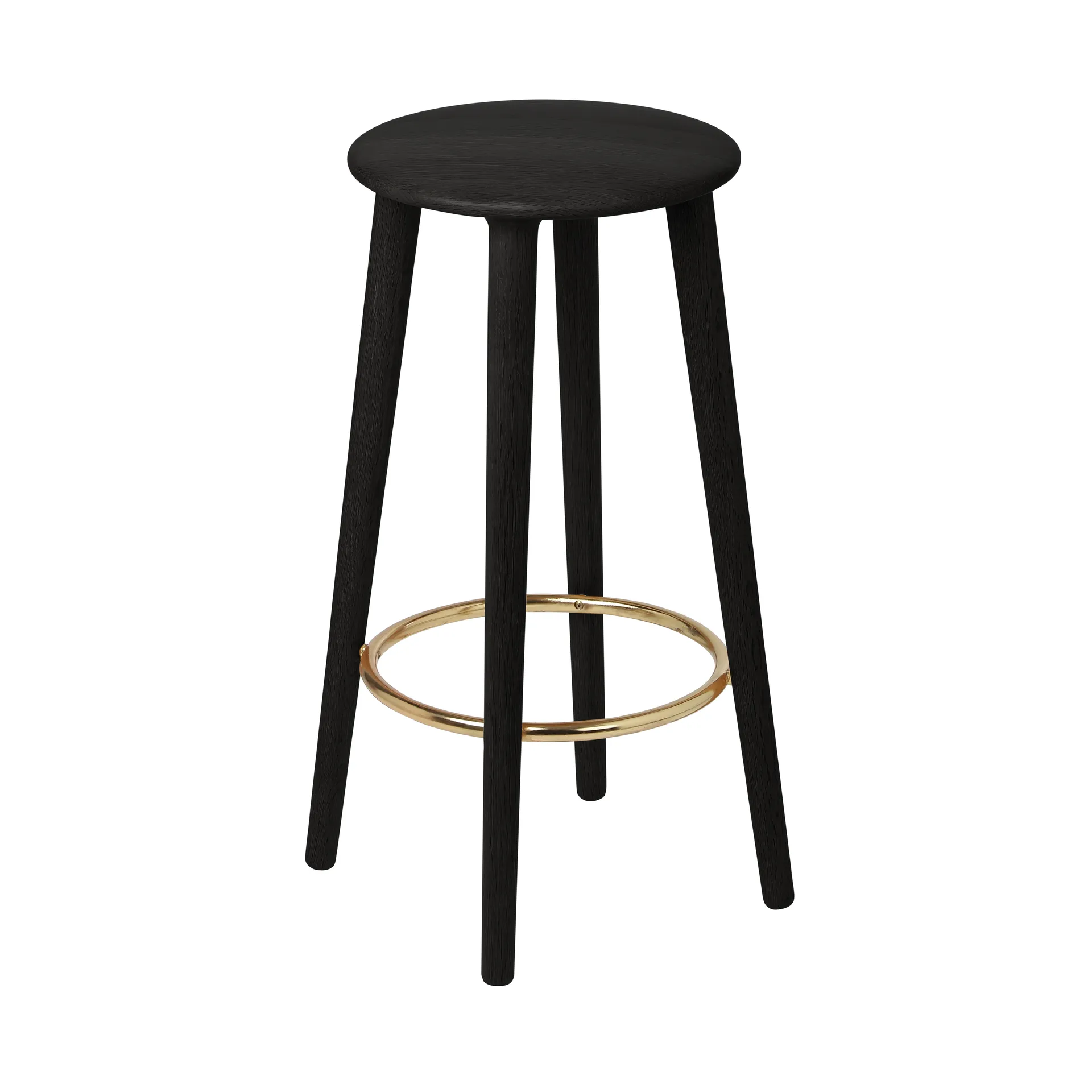 Tabouret de bar The Socialite Counter 67,5 cm, Black oak Umage