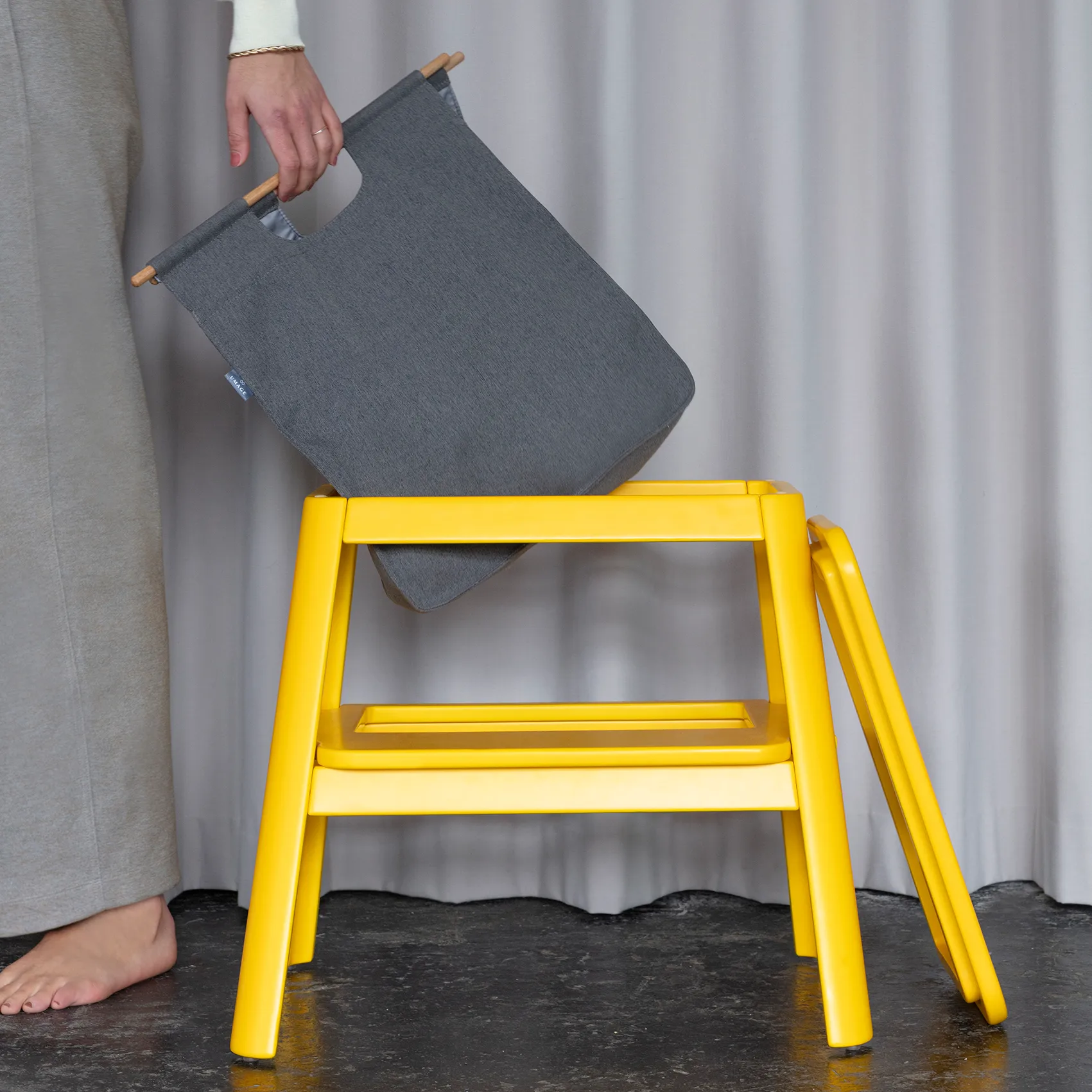 Tabouret Step it up, Saffron yellow Umage
