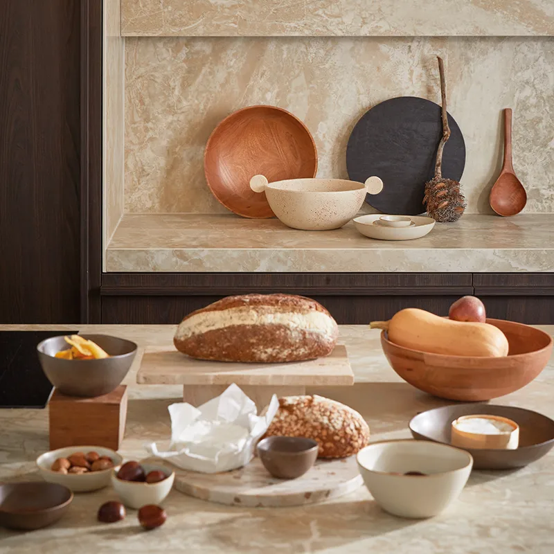 Assiette à pâtes Ateljé Ø22,5 cm, Beige URBAN NATURE CULTURE