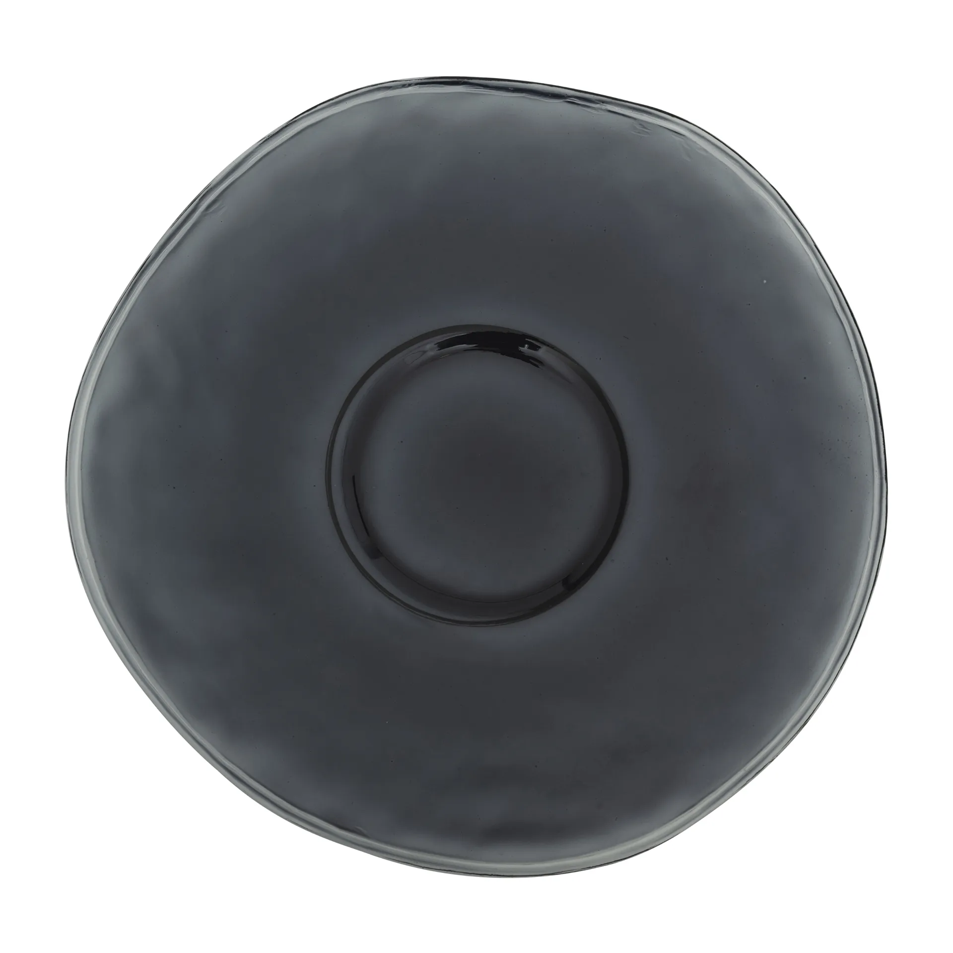 Assiette en verre recyclé UNC Ø28 cm, Ebony URBAN NATURE CULTURE