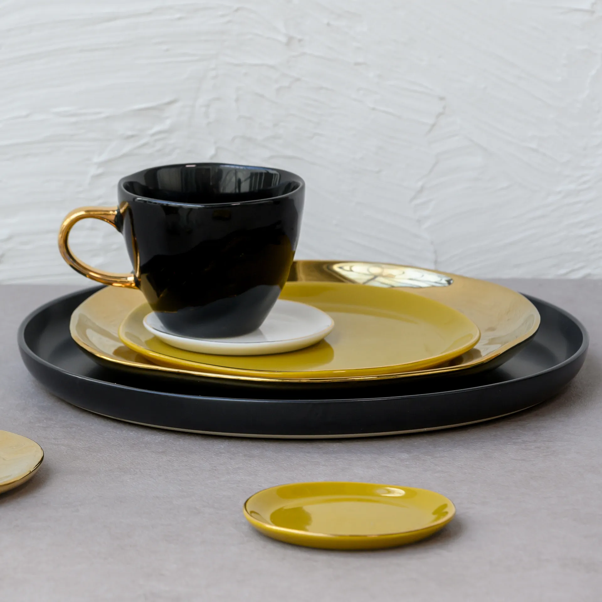 Assiette Good Morning 17 cm, Amber green URBAN NATURE CULTURE