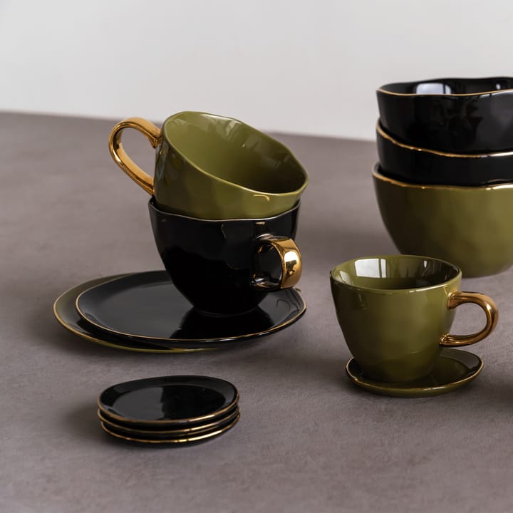 Assiette Good Morning 17 cm, Black URBAN NATURE CULTURE