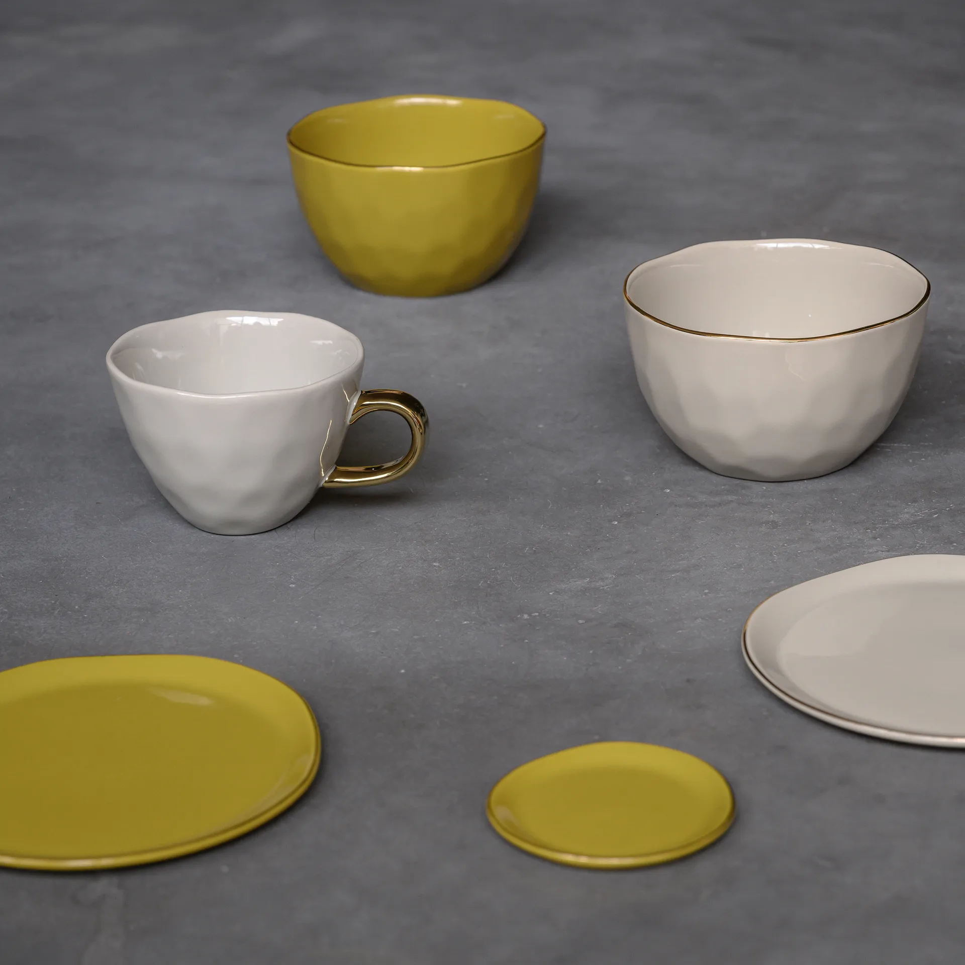 Assiette Good Morning 9 cm, Amber green URBAN NATURE CULTURE