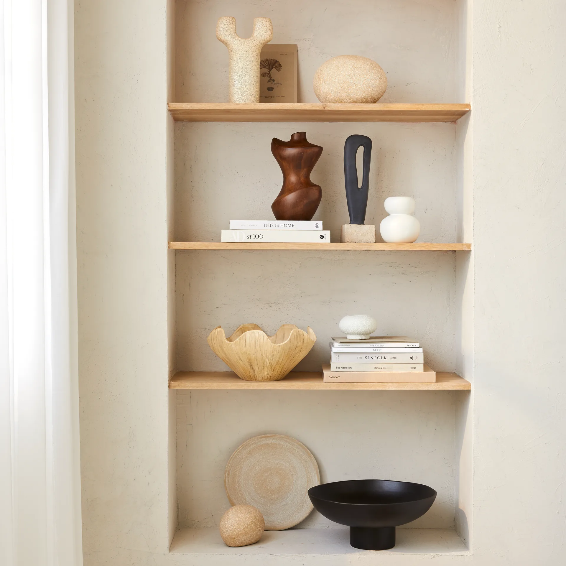 Bol décoratif Hera Ø35 cm, Natural URBAN NATURE CULTURE