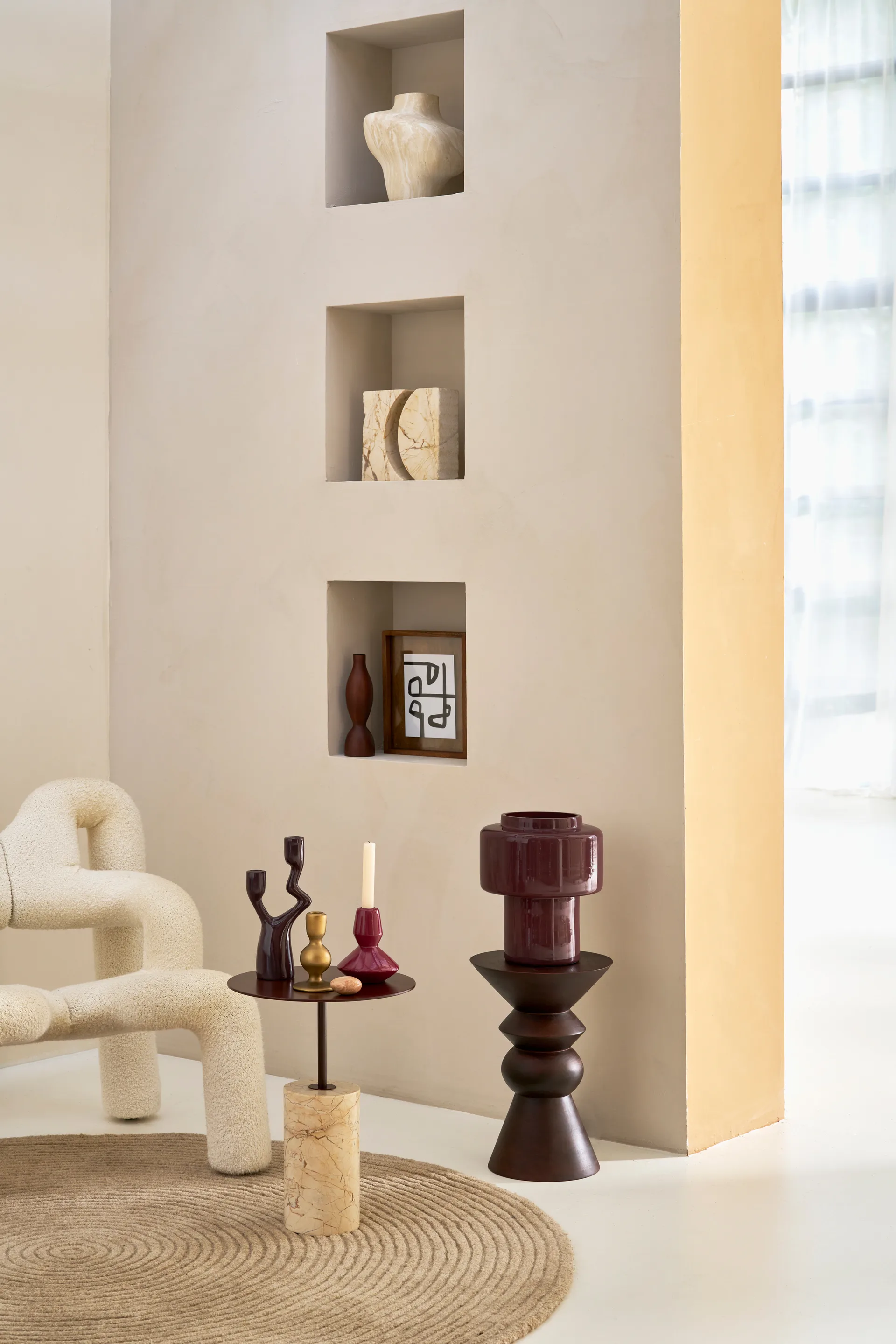 Bougeoir Adora, Brown URBAN NATURE CULTURE