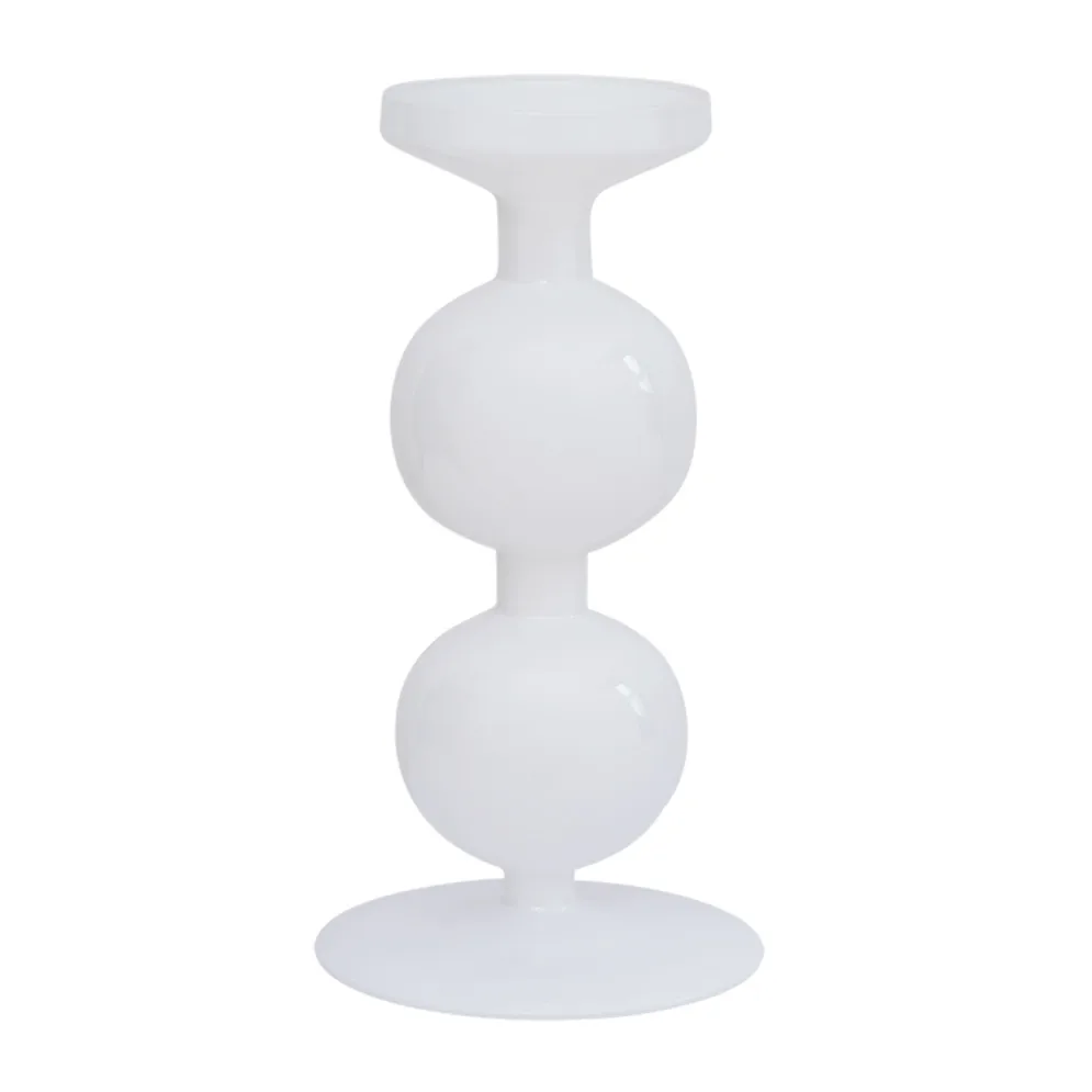 Bougeoir Bulb 25 cm, Blanc URBAN NATURE CULTURE