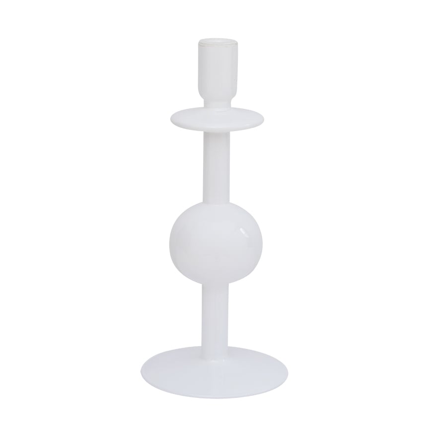 URBAN NATURE CULTURE Bougeoir Bulb 30 cm Blanc | Design Scandinave | Bougeoirs | Blanc