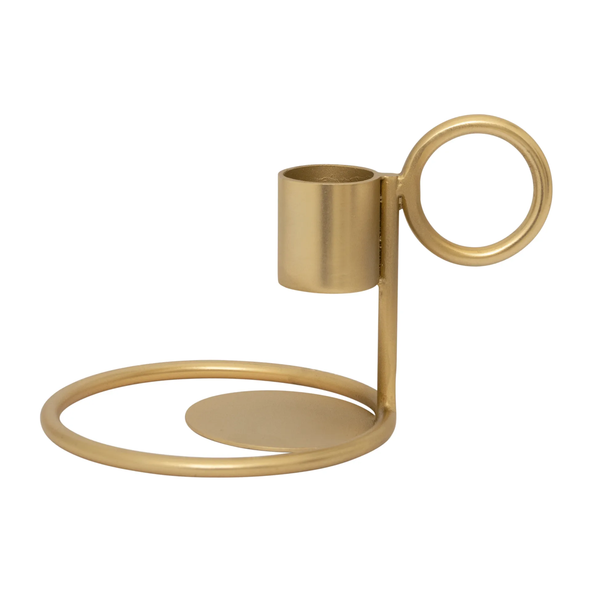Bougeoir Double Ring Ø9 cm, Gold URBAN NATURE CULTURE