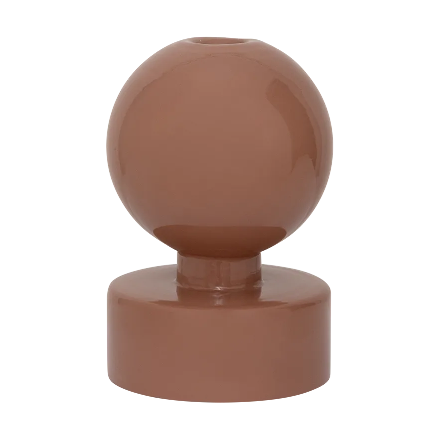 Bougeoir Pallo B 13 cm, Cameo brown URBAN NATURE CULTURE