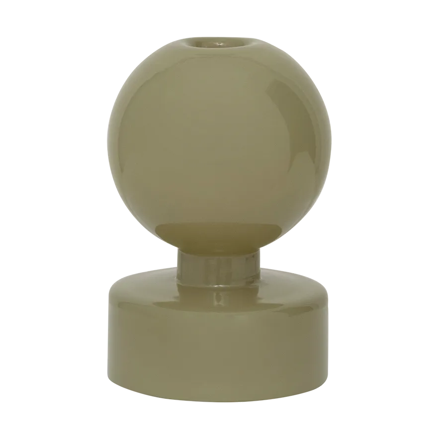 Bougeoir Pallo B spray13 cm, Spray green URBAN NATURE CULTURE