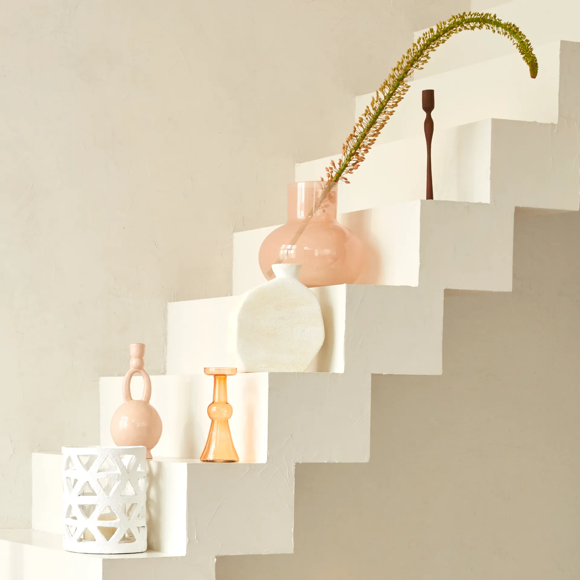 Bougeoir Paradiso 29 cm, Old pink URBAN NATURE CULTURE