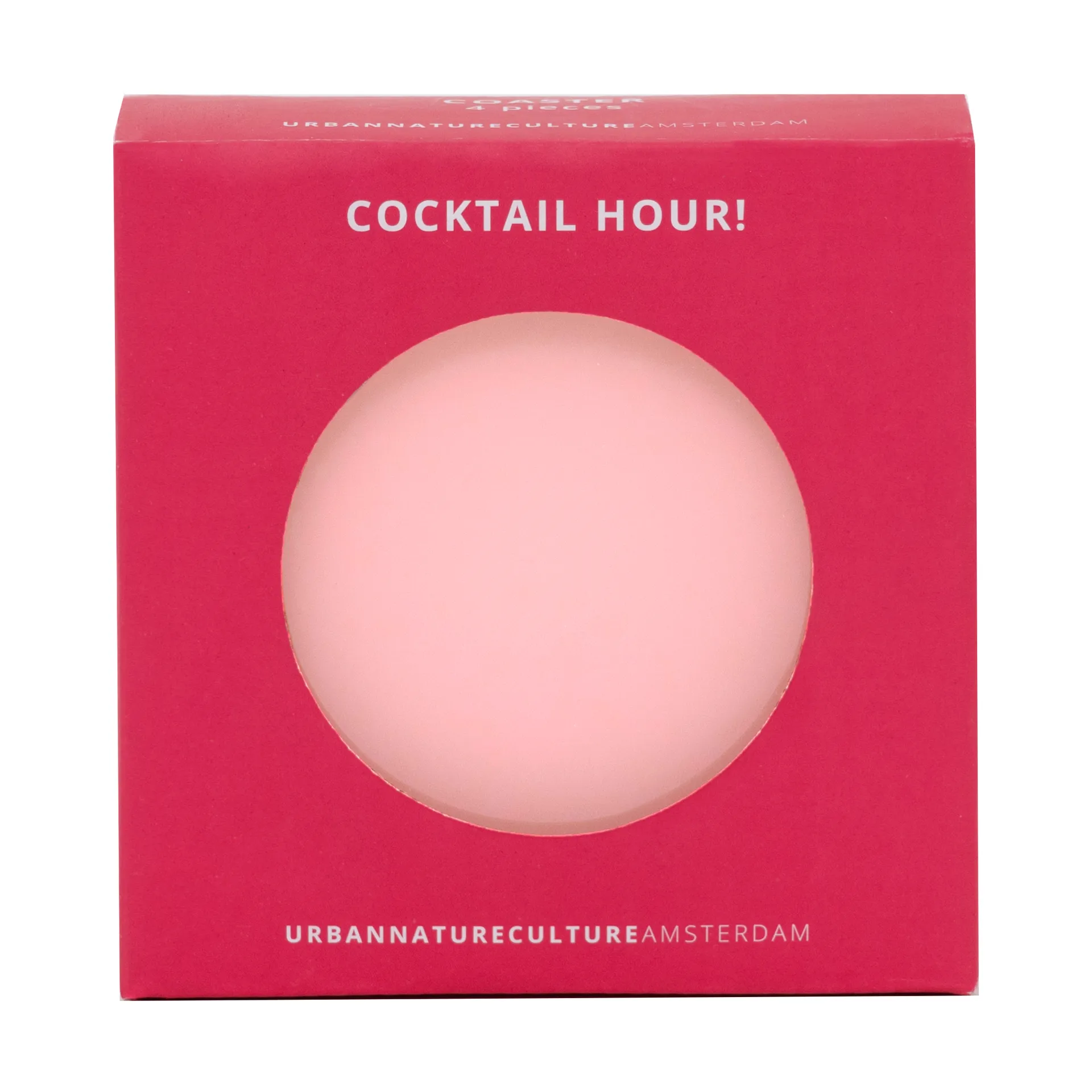 Coffret cadeau sous-verres Urban Nature Culture lot de 4, Pink URBAN NATURE CULTURE