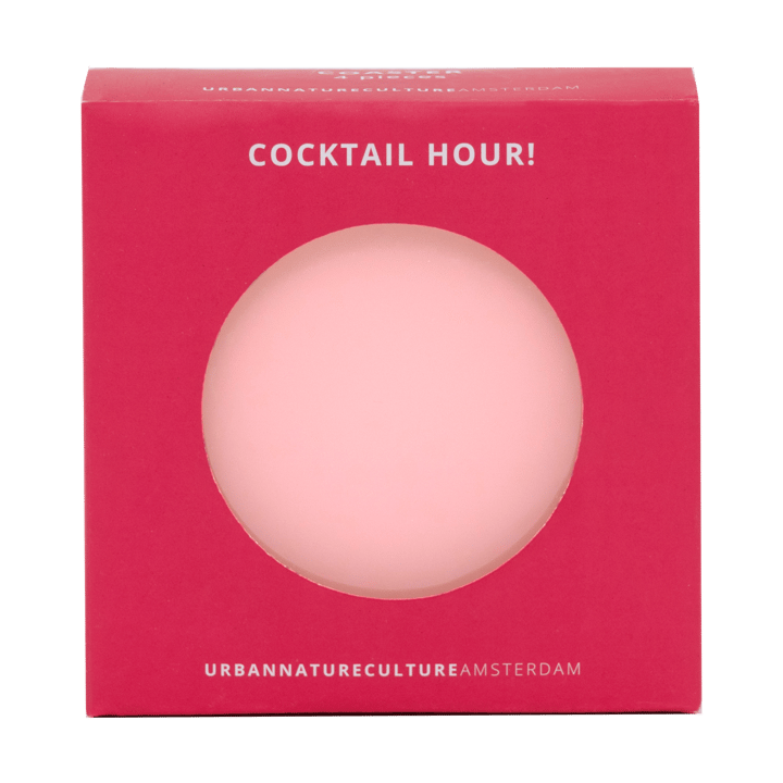 Coffret cadeau sous-verres Urban Nature Culture lot de 4, Pink URBAN NATURE CULTURE
