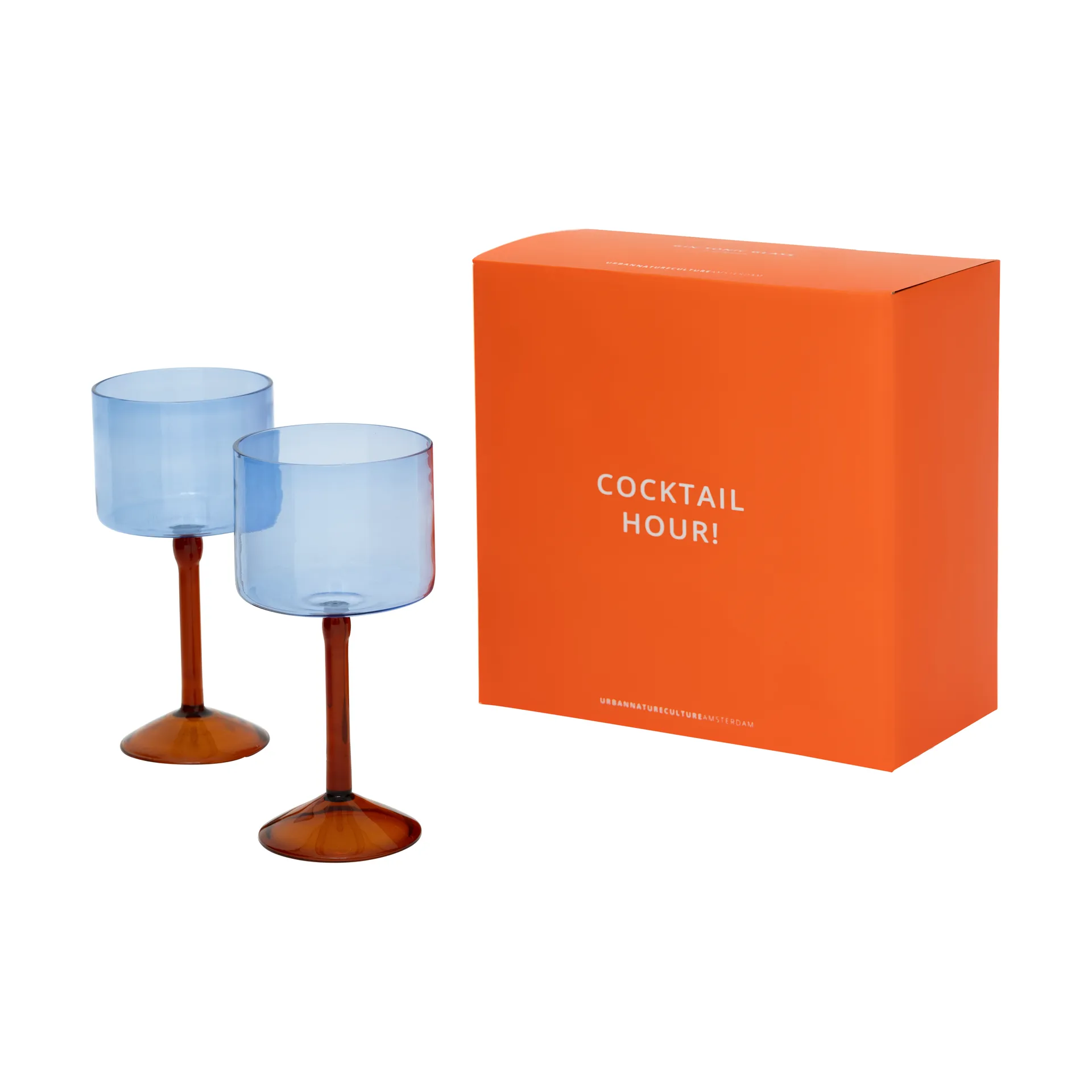 Coffret cadeau Urban Nature Culture verres à gin-tonic lot de 2, Blue URBAN NATURE CULTURE