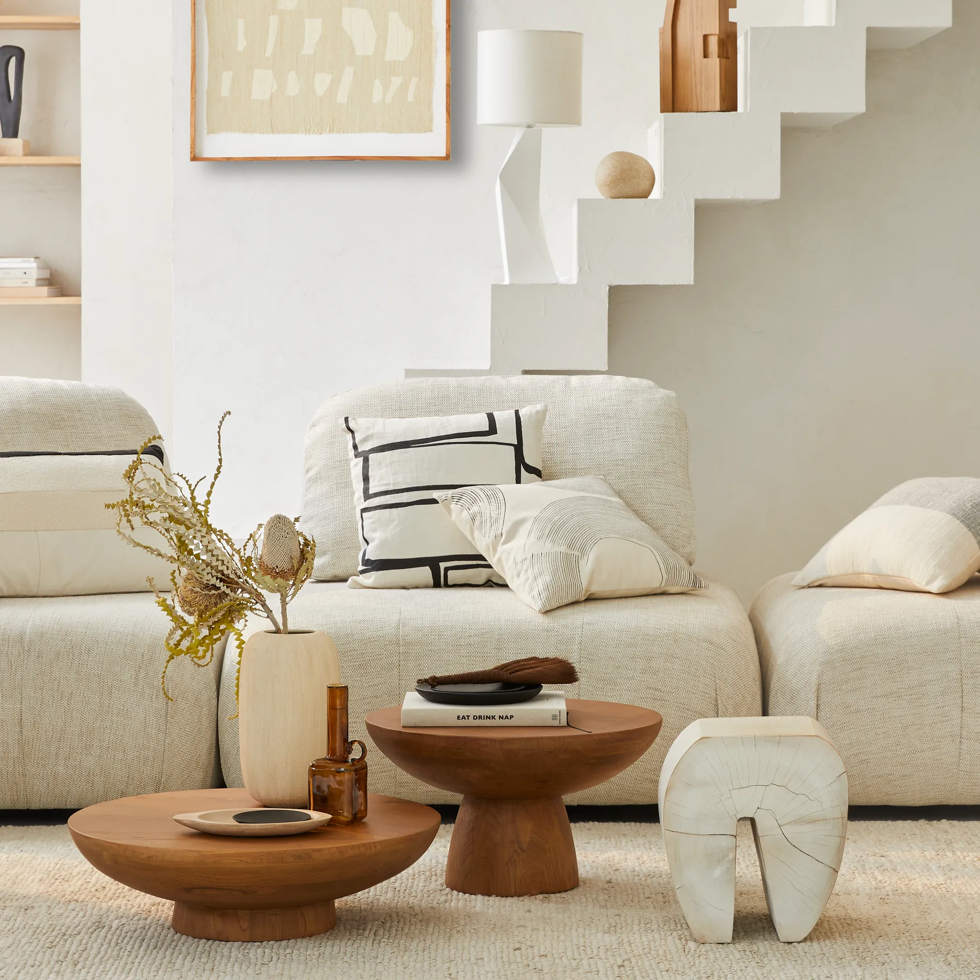 Coussin Arte 45x45 cm, Off white URBAN NATURE CULTURE